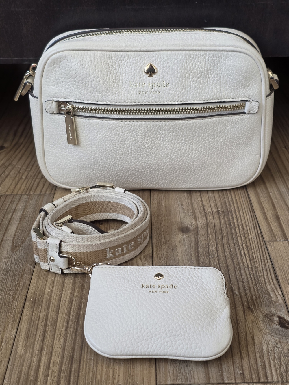 Kate Spade Emma Pebbled Leather Camera Bag